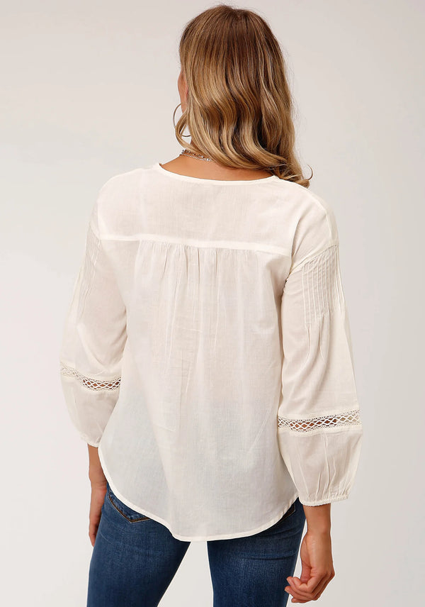 Voile Peasant Blouse - Roper