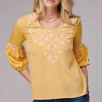 Women's Peasant Blouse - Roper