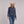 Women's Dark Blue Denim Cropped Shirt - Roper