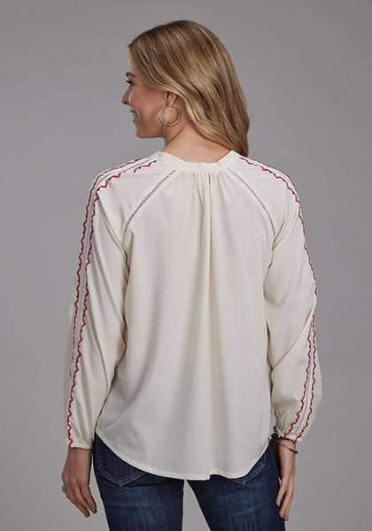 Women's Embroidery Peasant Blouse - Roper