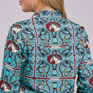 Women's Scarf Print Shirt - Roper