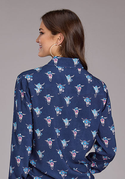 Women's Skull Western Shirt - Roper