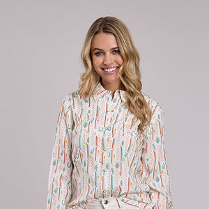 Women's Checker Stripe Shirt - Roper