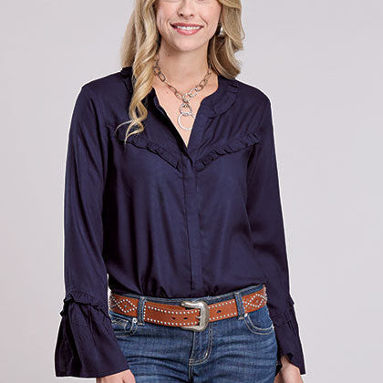 Women's Ruffle Trim Shirt - Roper