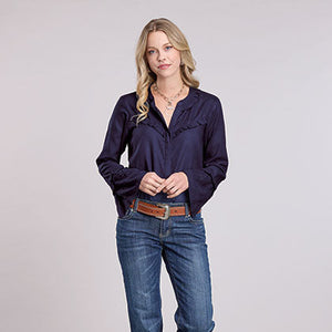 Women's Ruffle Trim Shirt - Roper