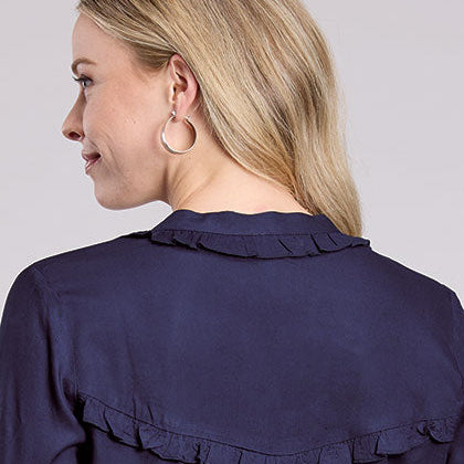 Women's Ruffle Trim Shirt - Roper