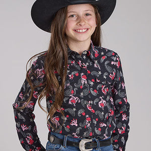 Girl's Bronc Riders Shirt - Roper