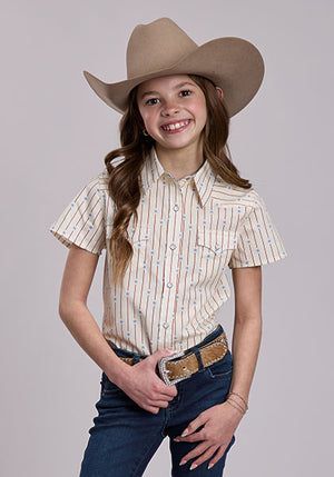 Girl's Stars and Stripes Print Shirt - Roper