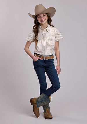 Girl's Stars and Stripes Print Shirt - Roper