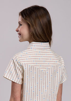 Girl's Stars and Stripes Print Shirt - Roper