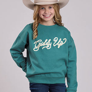 Girl's Giddy Up Sweatshirt - Roper