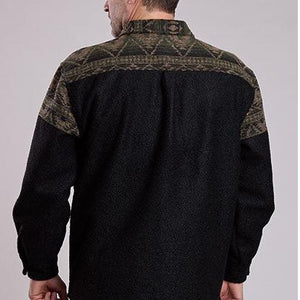 Men's Woven Aztec Shirt-Jacket - Roper