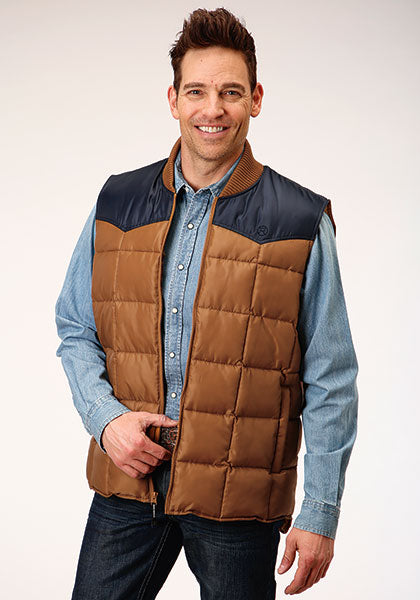 MENS QUILTED POLY-FILLED VEST - STETSON