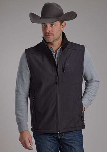 Men's High Tech Fleece Vest - Roper