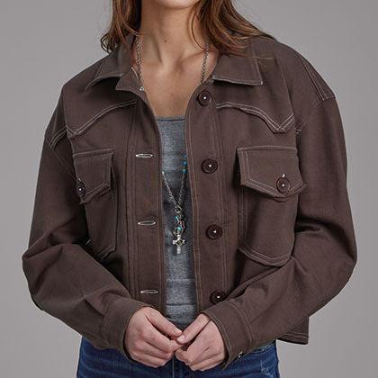 Women's Knit Crop Jacket - Roper