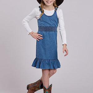 Girl's Denim Dress- Roper