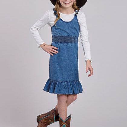 Girl's Denim Dress- Roper