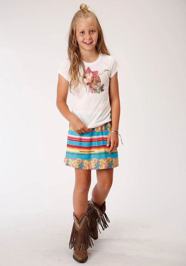 Girls Serape Print Skirt - Roper