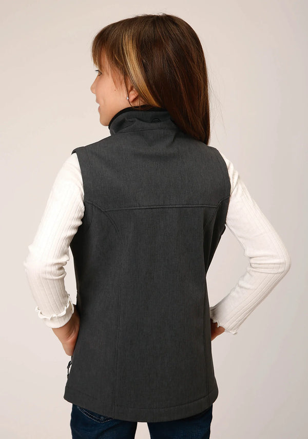 Girls Hi Tech Fleece Vest - Roper