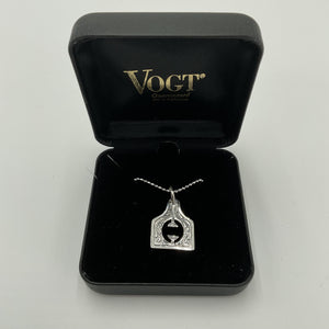 Hamley Barrel H Necklace - Vogt Silversmith