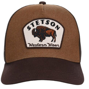 Bison Trucker Ball Cap - Stetson