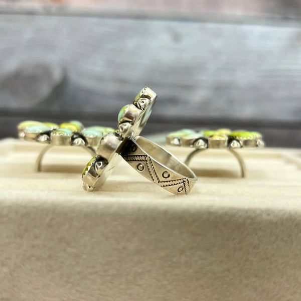 Palomino Turquoise Ring - Nizhoni Traders LLC