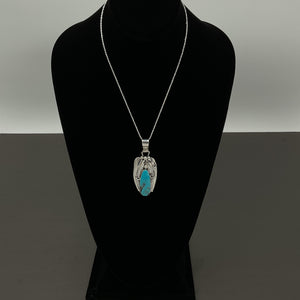 Navajo Inlay Turquoise Necklace - Matt 925 Inc.