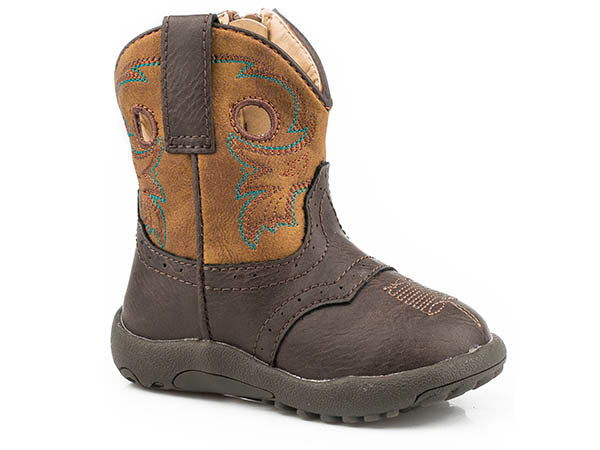 Infant Tan with Pull Holes Boots - Roper