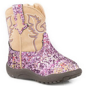 Infant's Glitter Aztec Boots - Roper