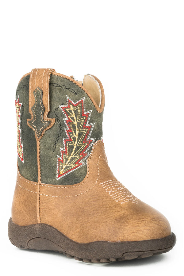 Infant's Cowbabies Arrowheads Boot - Roper