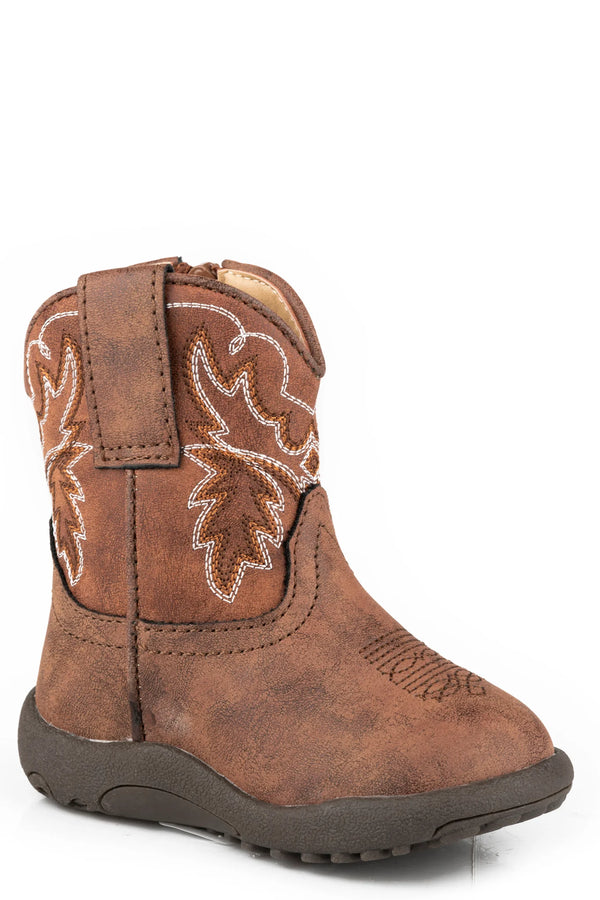 Infant Cowbabies Cognac Boots - Roper