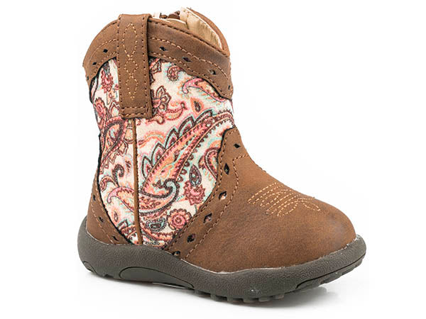 Infant Glitter Geo Cowbabies Boots - Roper
