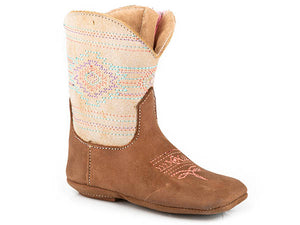 Infant's Cowbabies Aztec Boots - Roper
