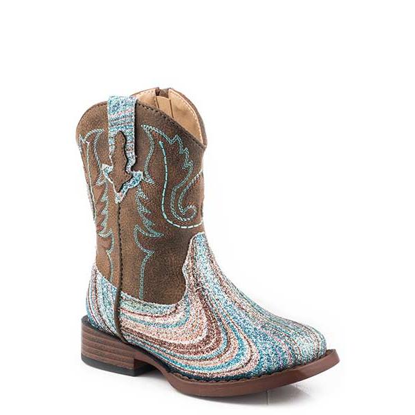 Toddler Glitter Swirl Boots - Roper