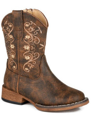 Toddlers Bailey Vintage Brown Boots - Roper