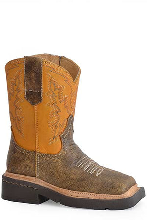 Toddler's Dakota Square Toe Boots - Roper