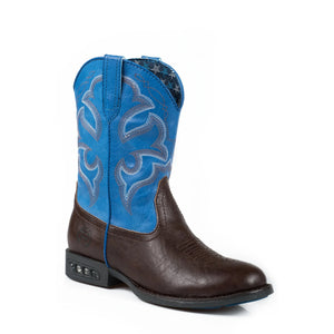 Boy's Lightning Brown Boots - Roper