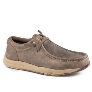 Men's Rustic Brown Leather Upper - Roper