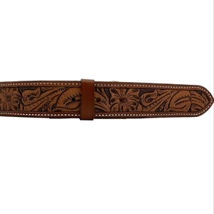 Hamley Floral Combo Straight Belt - Hamley Saddle Shop
