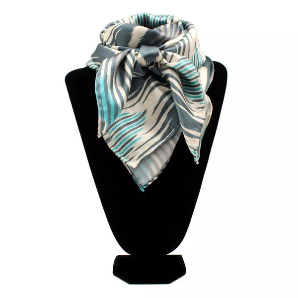 Chevron Design Silk Wild Rag