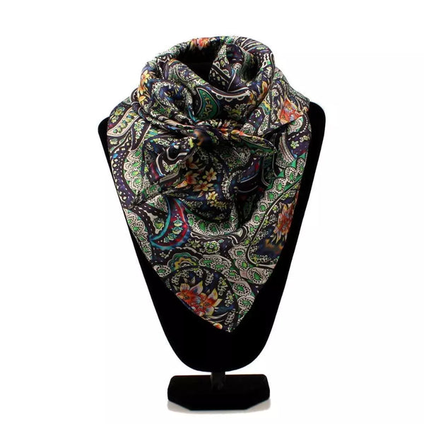 Floral Print Silk Wild Rag - M&F Western Product