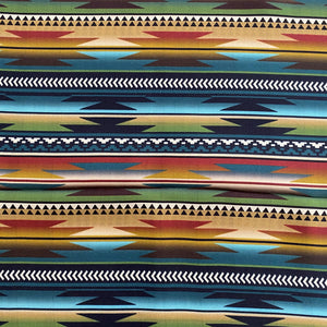 Aztec Print Silk Wild Rag