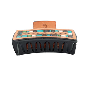 Hamley Western Leather Hair Clip 4" - Hamley Saddle Shop