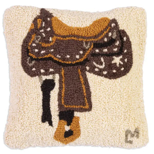 Western Saddle Decorative Pillow - Chandler 4 Corners