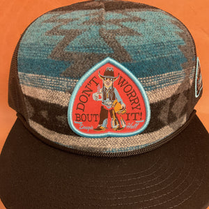 DON'T WORRY BOUT IT! Cap - Good Medicine Bucking Horses