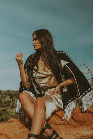 Babe Suede Cape - Western & Co.