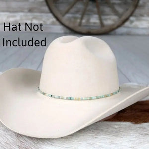 Amazonite Stone Beaded Hat Band - Willow Lane