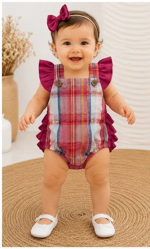 Prairie Berries Bubble Romper - Cotton & Rye