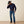 Men's Wrinkle Free Solid Navy Shirt - Ariat