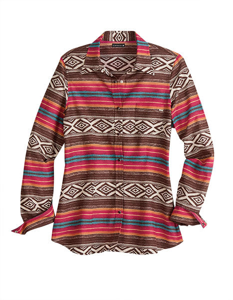 Women's Aztec Stripe Shirt - Tin Haul